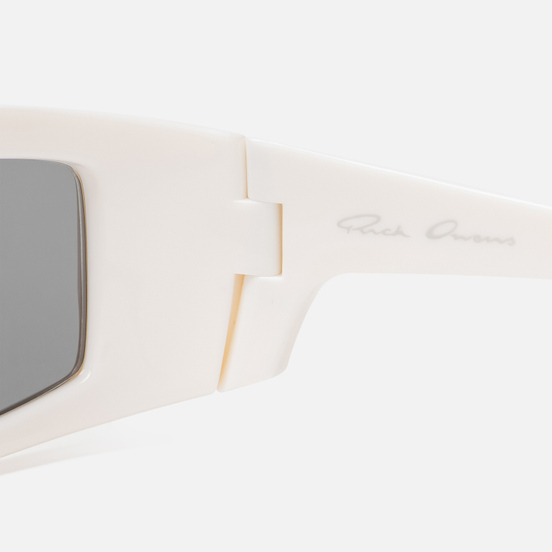 Солнцезащитные очки Rick Owens Rick Cream Temple/Black Lens