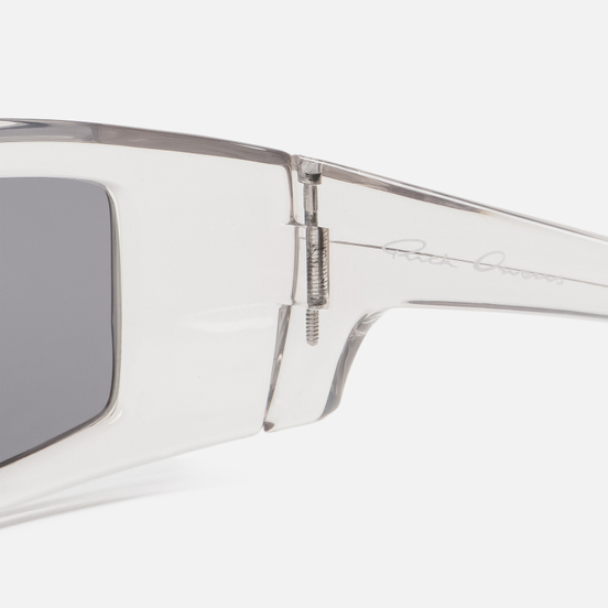 Солнцезащитные очки Rick Owens Rick Transparent Temple/Black Lens