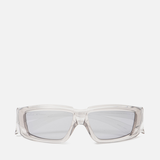 Солнцезащитные очки Rick Owens Rick Transparent Temple/Silver Lens