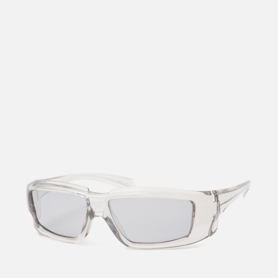 Солнцезащитные очки Rick Owens Rick Transparent Temple/Silver Lens