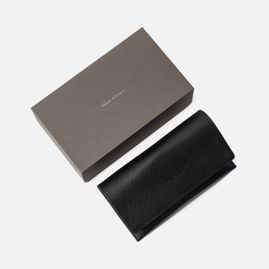 Солнцезащитные очки Rick Owens Shield Black Temple/Yellow Lens
