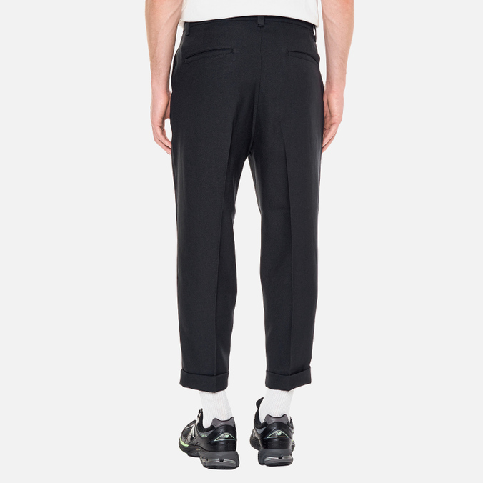 Мужские брюки SOPHNET, цвет чёрный, размер L SOPH-212035-BLK Turn Up Wide Tapered - фото 4