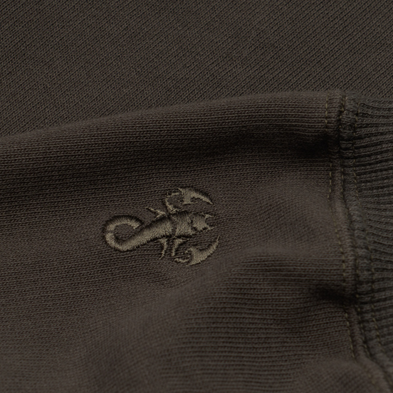 Мужская толстовка SOPHNET. Star Elbow Patched Wide Hoodie Charcoal Grey