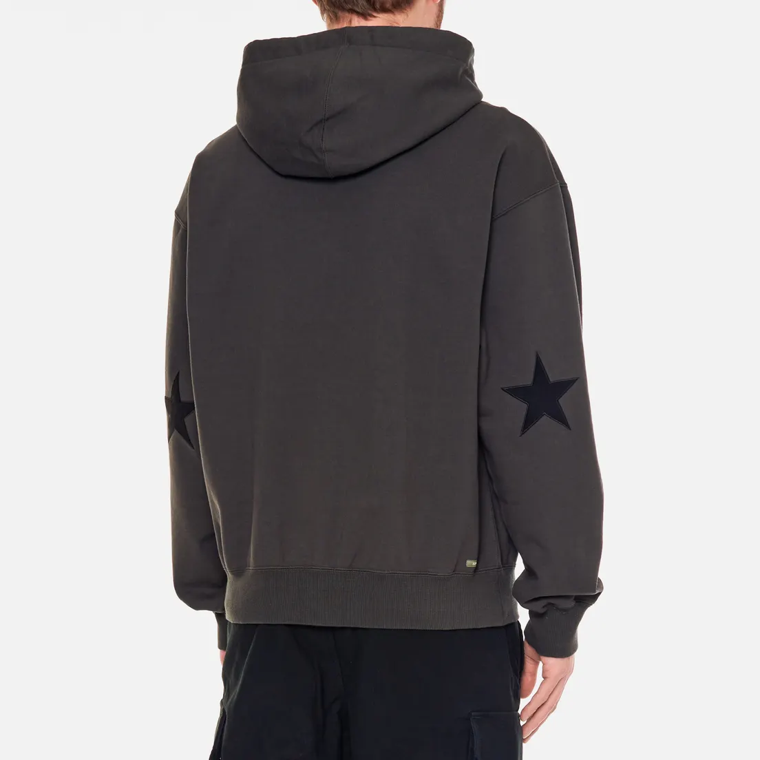 SOPHNET. Мужская толстовка Star Elbow Patched Wide Hoodie