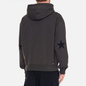 Мужская толстовка SOPHNET. Star Elbow Patched Wide Hoodie Charcoal Grey фото - 6