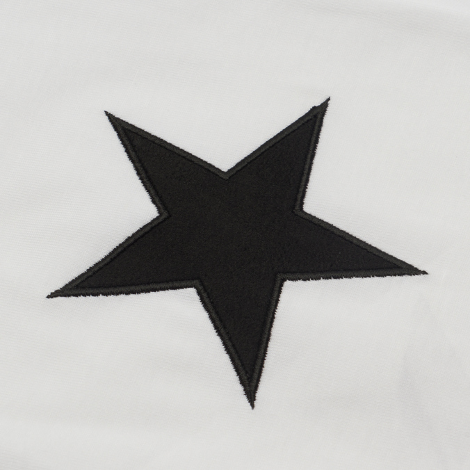 Мужской лонгслив SOPHNET, цвет белый, размер S SOPH-212057-WHT Baggy Star Elbow Patched - фото 4
