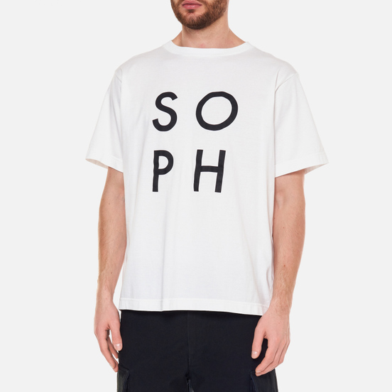 Мужская футболка SOPHNET. Graphic Wide White