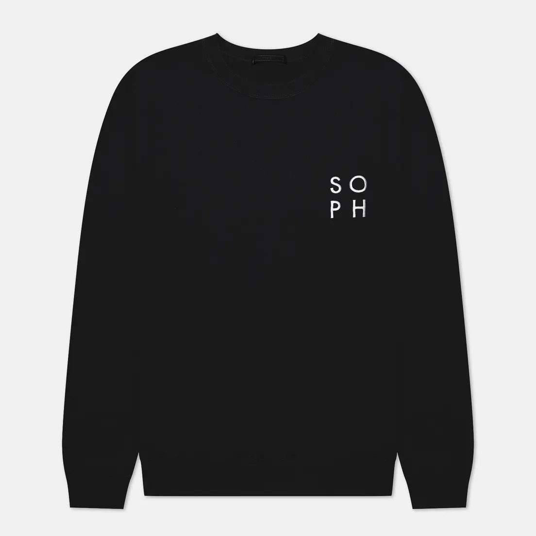 SOPHNET. Мужская толстовка Embroidery Crew Neck