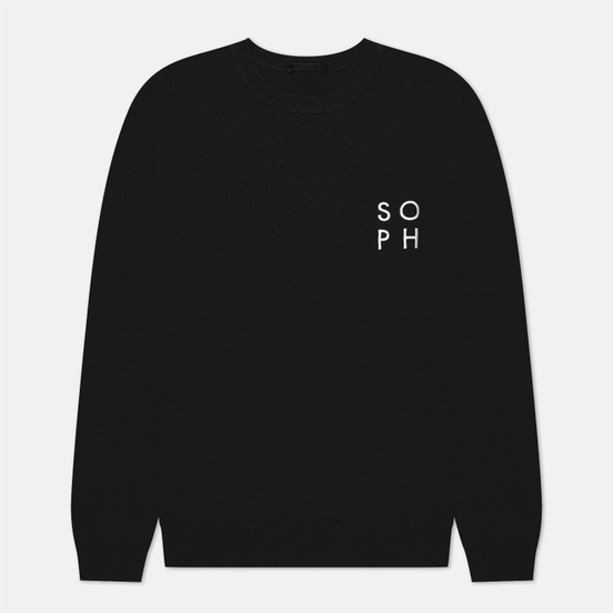 Мужская толстовка SOPHNET. Embroidery Crew Neck Black