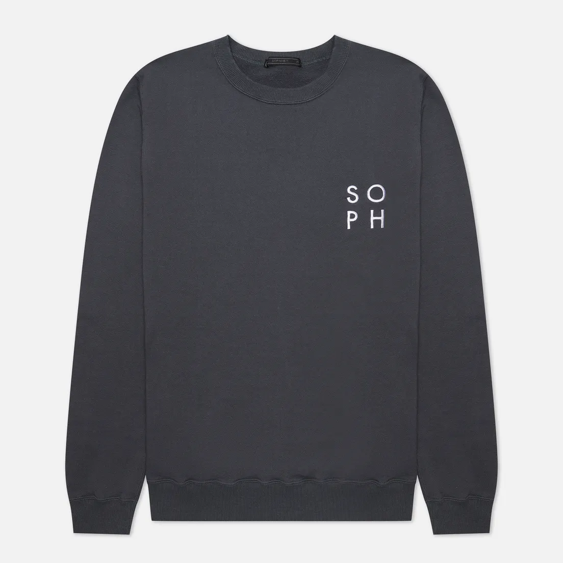 SOPHNET. Мужская толстовка Embroidery Crew Neck