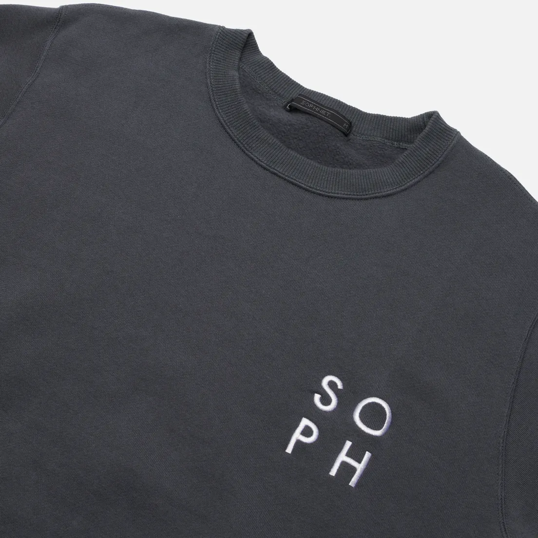 SOPHNET. Мужская толстовка Embroidery Crew Neck