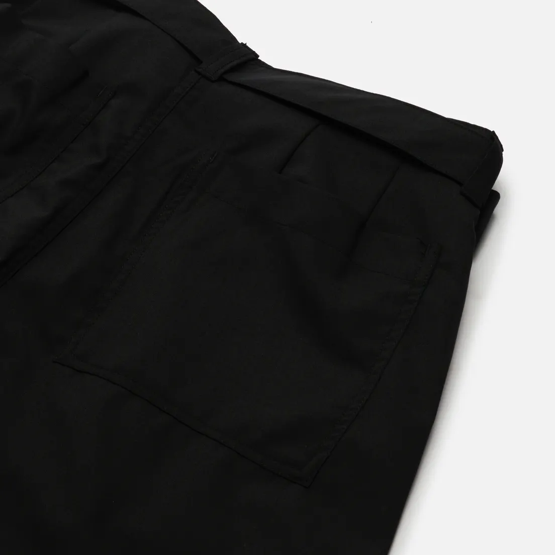 SOPHNET. Мужские брюки Wide Belted Baggy Tuck Tapered