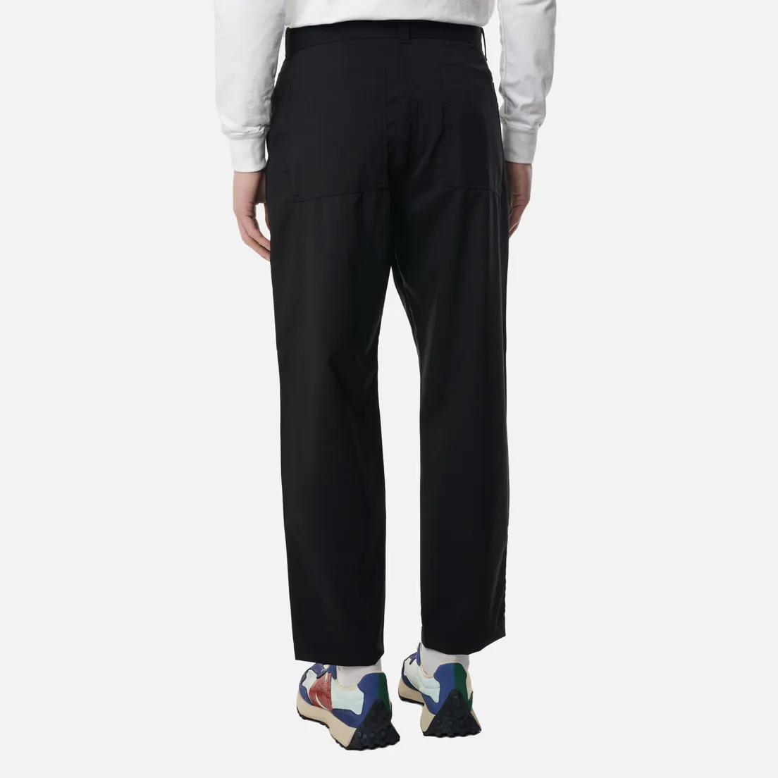 SOPHNET. Мужские брюки Wide Belted Baggy Tuck Tapered