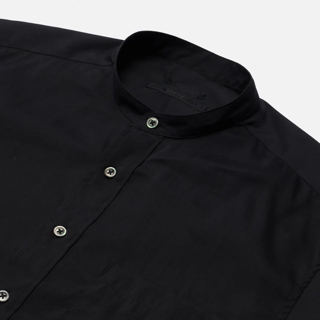 SOPHNET. Мужская рубашка Big Band Collar