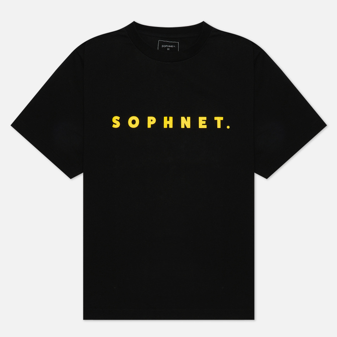 Мужская футболка SOPHNET, цвет чёрный, размер L SOPH-220053-BLACK SOPHNET. Logo Wide - фото 1
