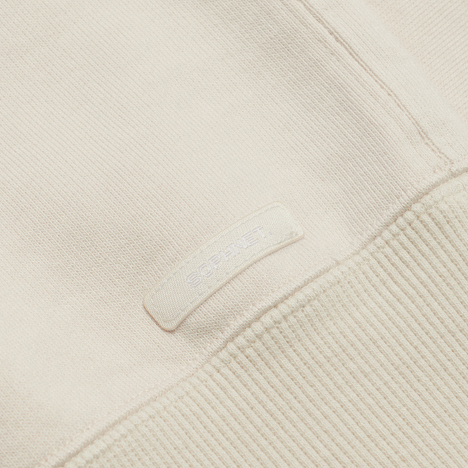 Мужская толстовка SOPHNET, цвет бежевый, размер L SOPH-220054-WHITE Pullover Sweat Hoodie - фото 4