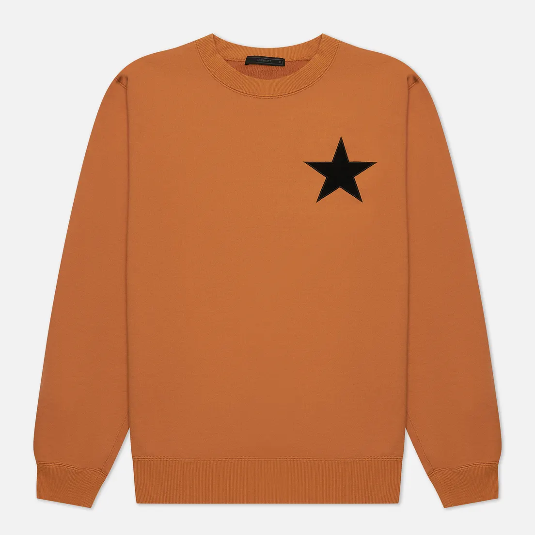 SOPHNET. Мужская толстовка Star Patched Crew Neck Sweat