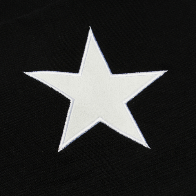 Мужская толстовка SOPHNET, цвет чёрный, размер S SOPH-220056-BLACK Star Elbow Patched Zip Up Sweat Hoodie - фото 3