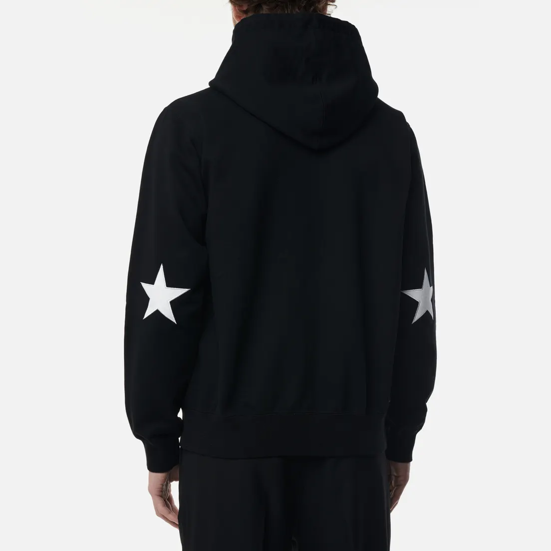 SOPHNET. Мужская толстовка Star Elbow Patched Zip Up Sweat Hoodie