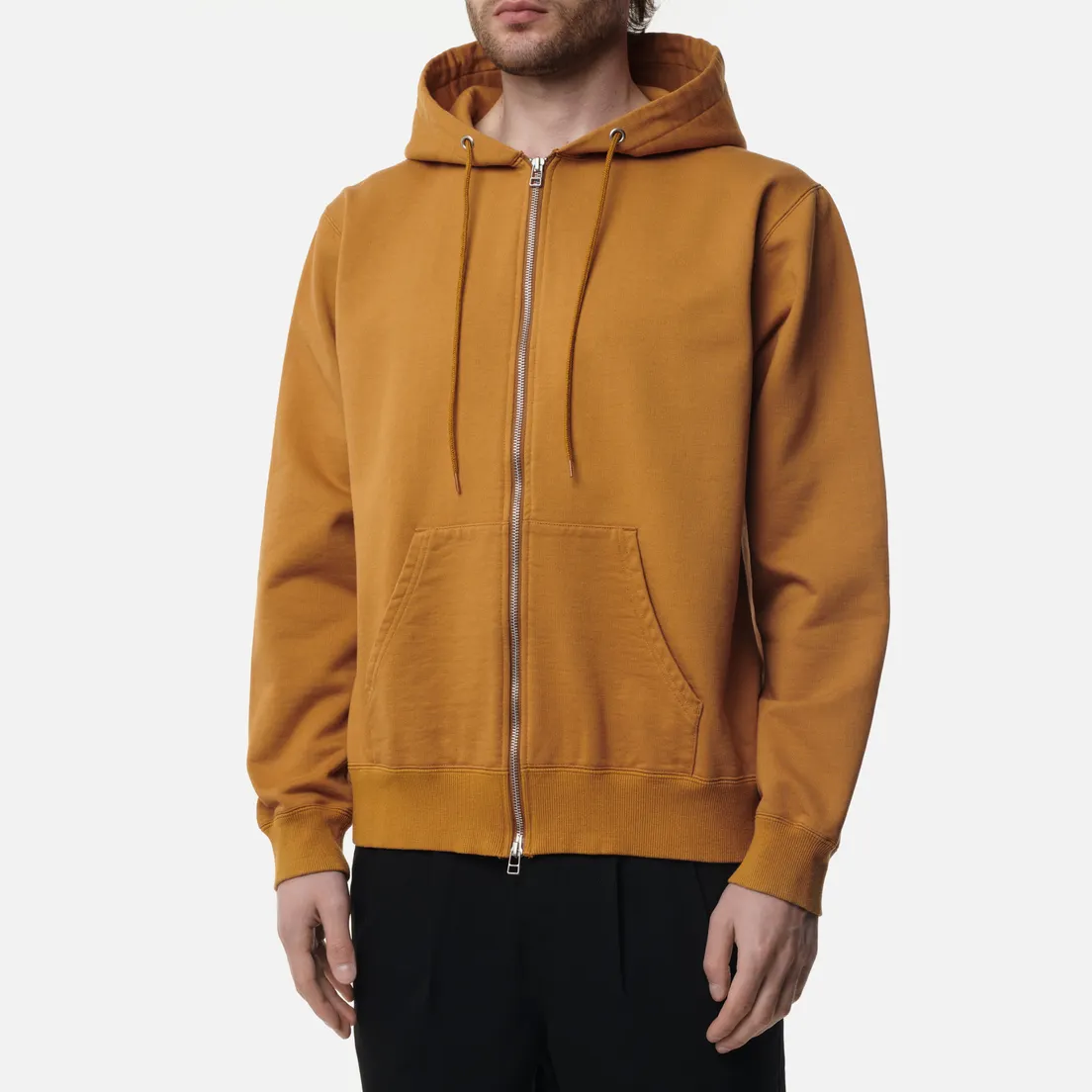 SOPHNET. Мужская толстовка Star Elbow Patched Zip Up Sweat Hoodie