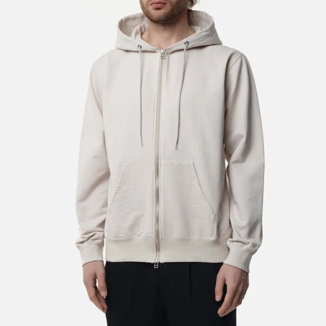 SOPHNET. Мужская толстовка Star Elbow Patched Zip Up Sweat Hoodie