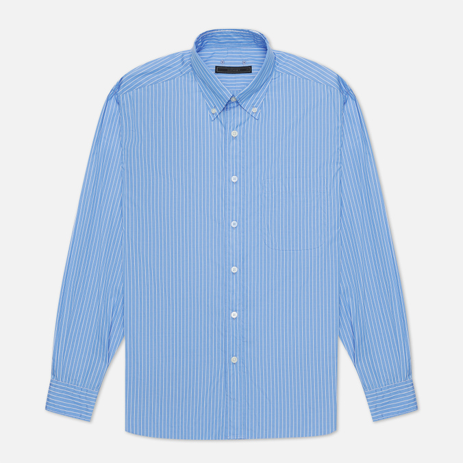 Мужская рубашка SOPHNET, цвет голубой, размер XL