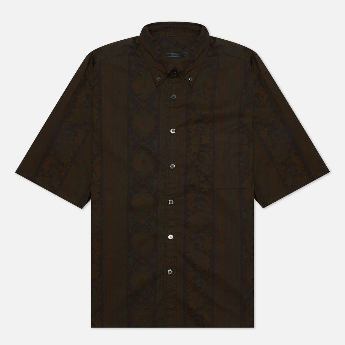 SOPHNET. Мужская рубашка Paisley Baggy B.D.