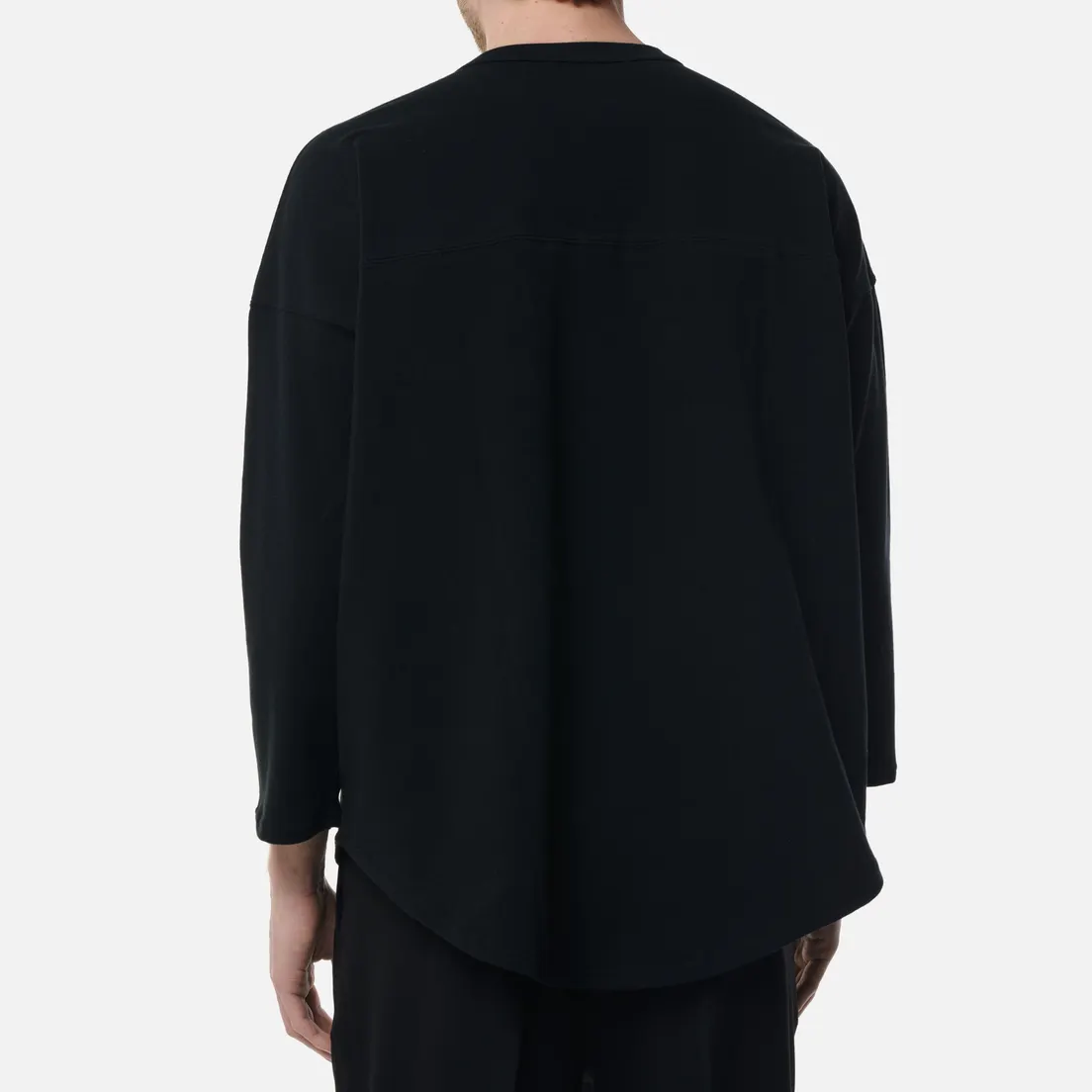 SOPHNET. Мужской лонгслив Football Wide Crew Neck
