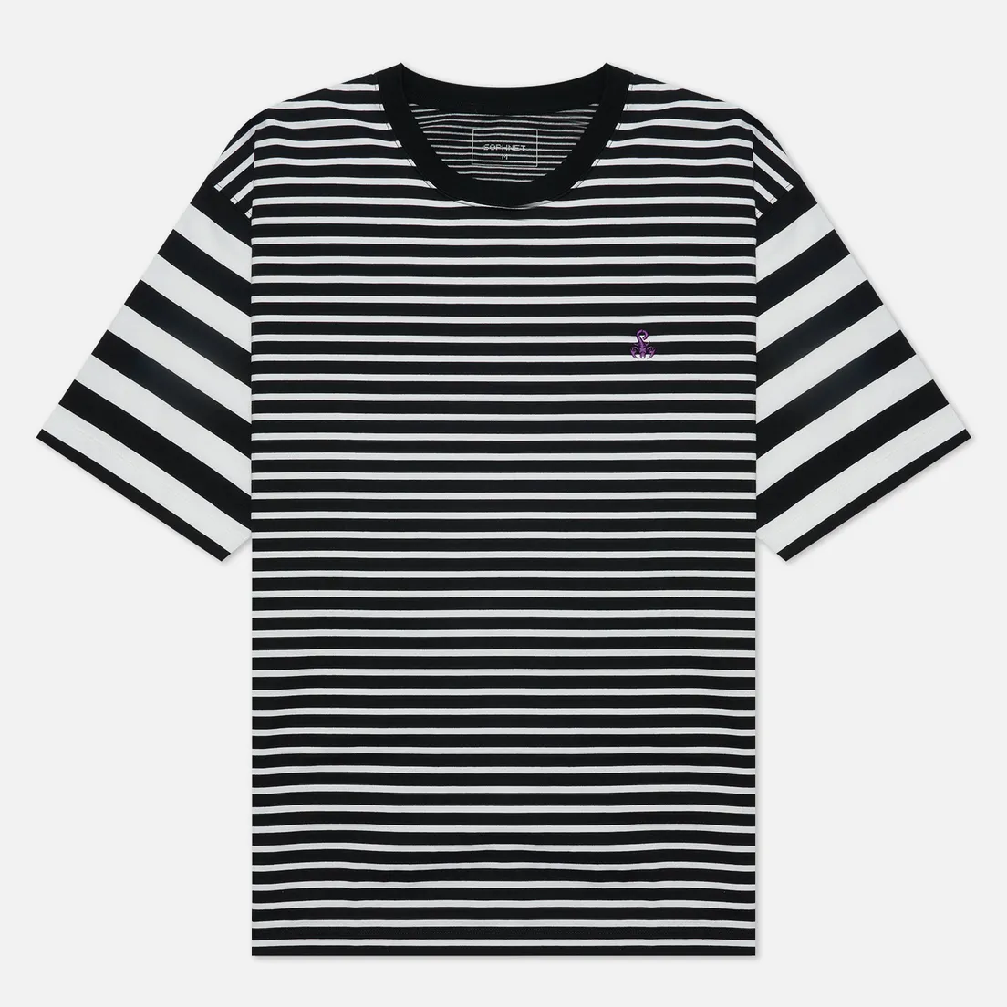 SOPHNET. Мужская футболка Scorpion Tapered Border