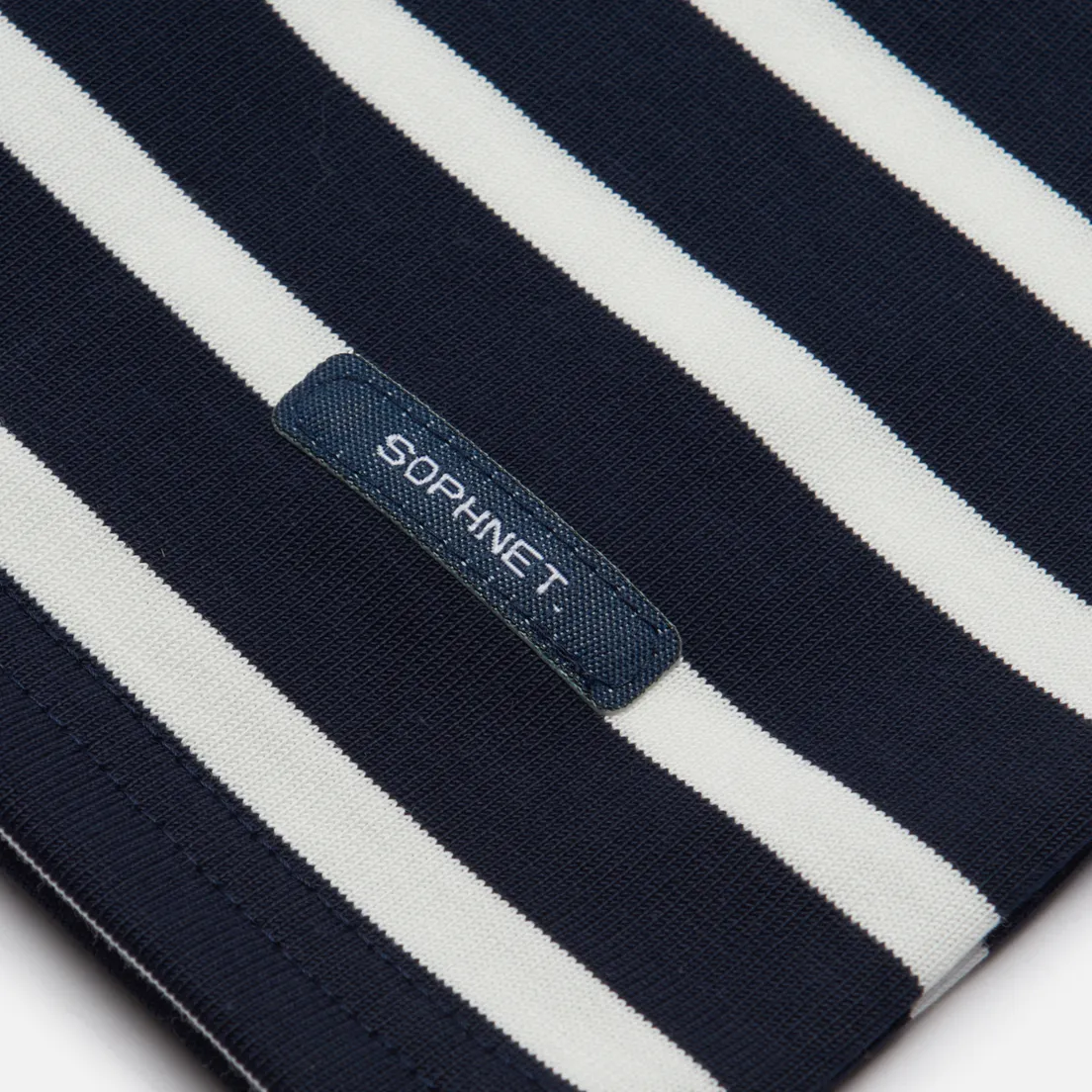 SOPHNET. Мужская футболка Big Half Sleeve Boat Neck