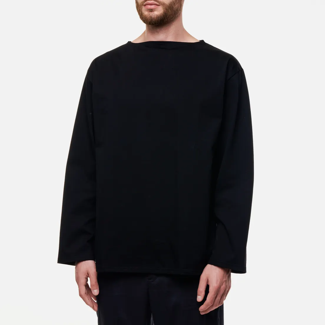SOPHNET. Мужской лонгслив Big Boat Neck