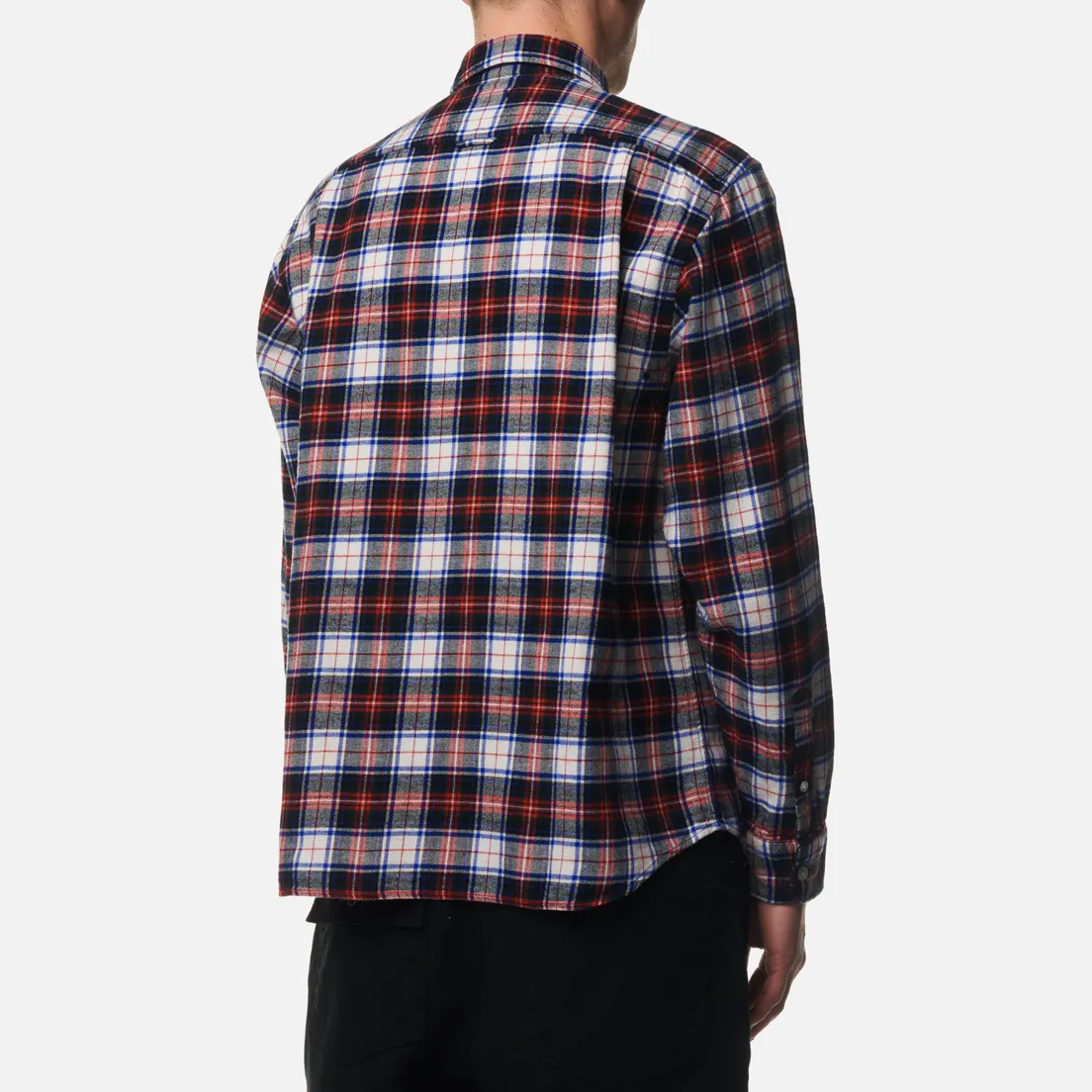 SOPHNET. Мужская рубашка Vertical Paneled Regular Collar Big