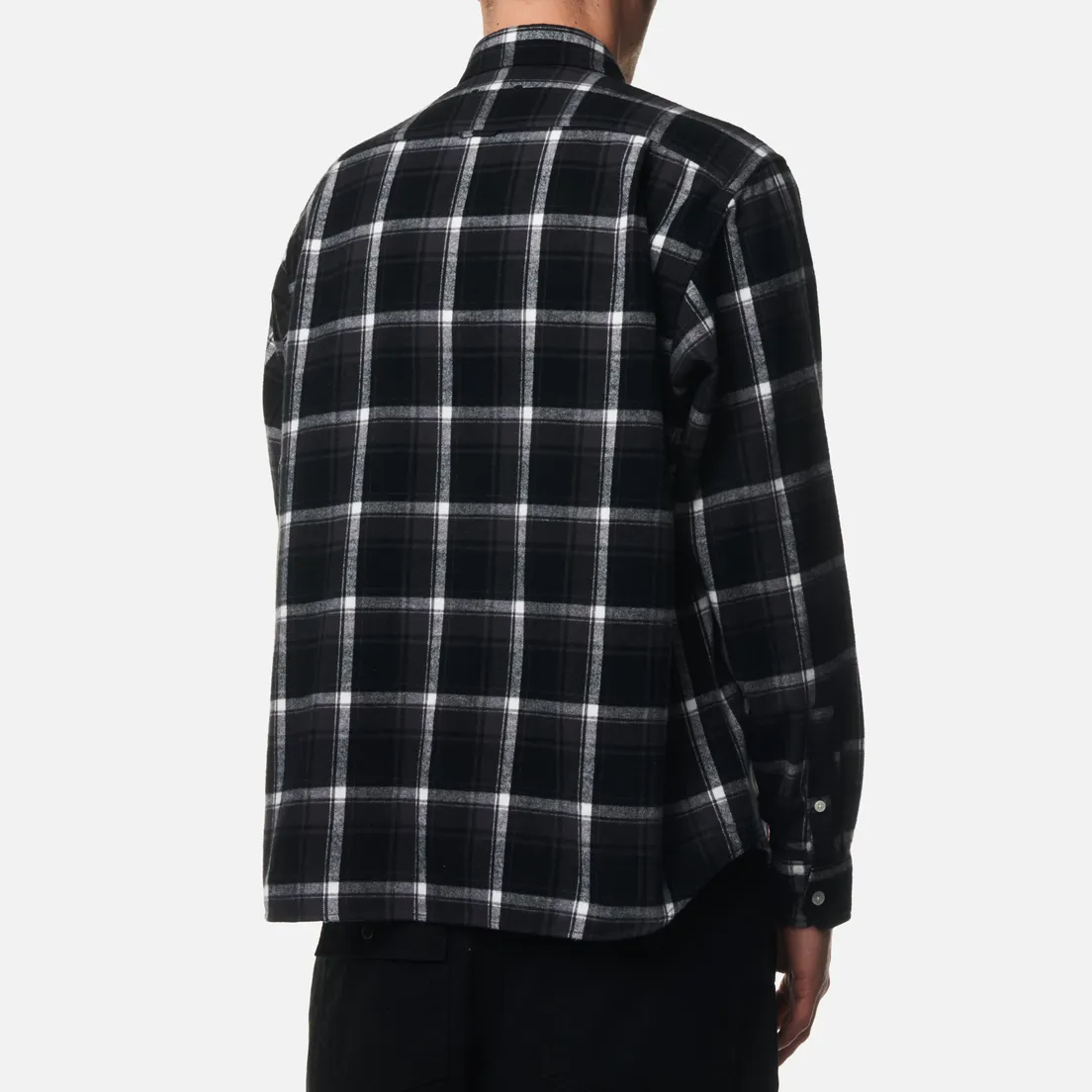 SOPHNET. Мужская рубашка Vertical Paneled Regular Collar Big