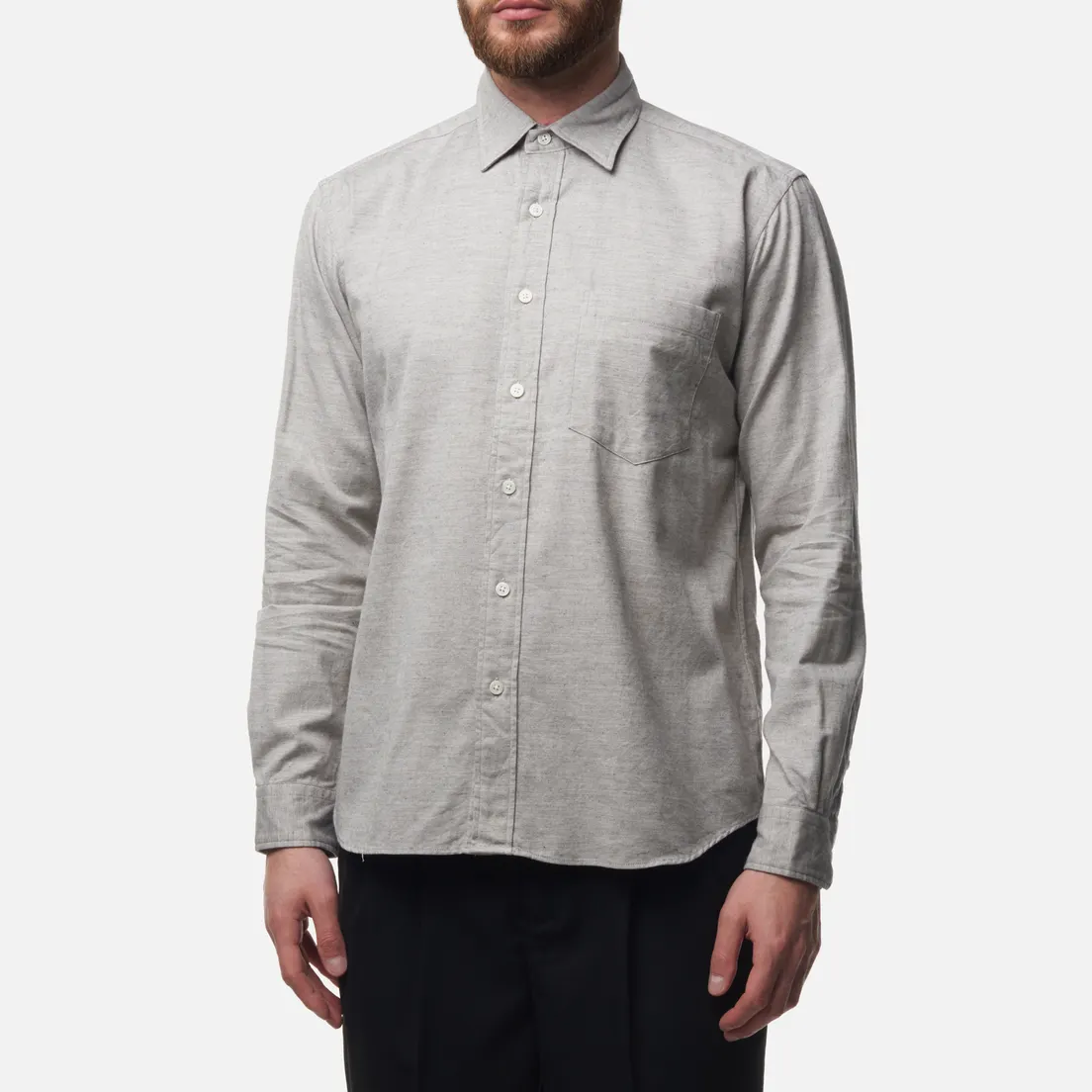 SOPHNET. Мужская рубашка Shaped Regular Collar Big