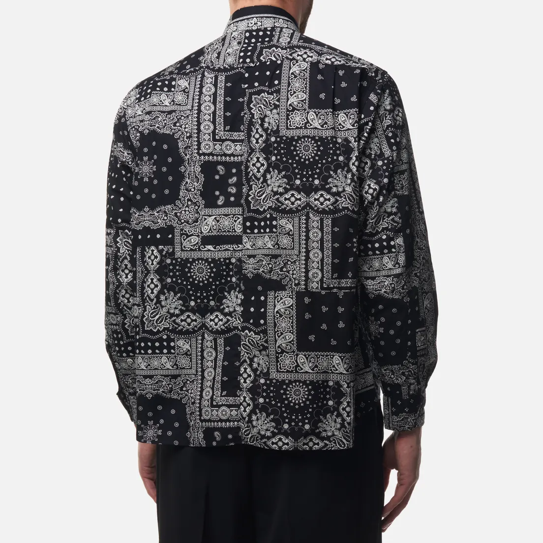 SOPHNET. Мужская рубашка Patch Work Big B.D.