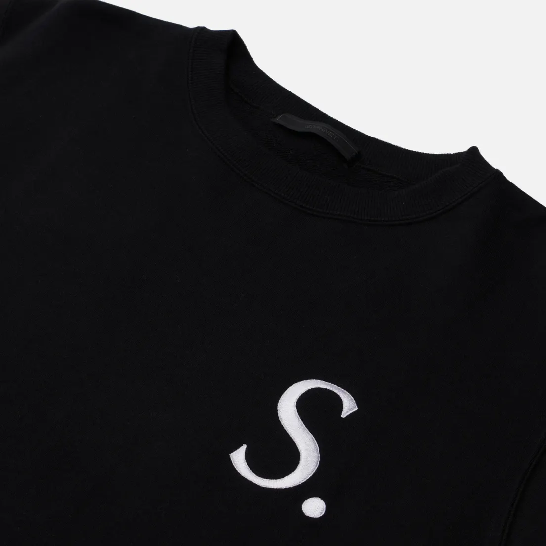 SOPHNET. Мужская толстовка Albini Cotton Cashmere Embroidery Crew Neck