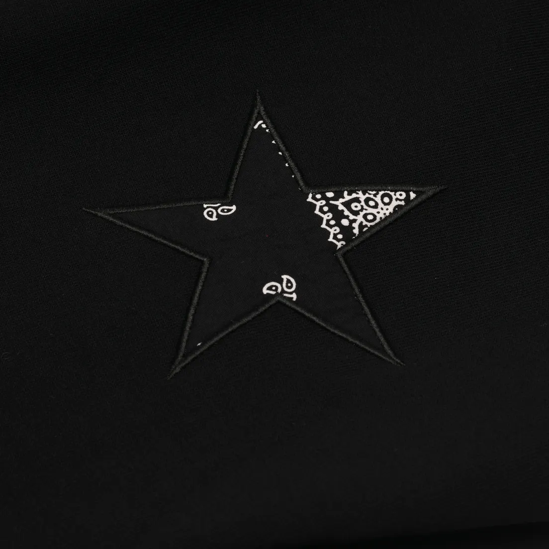SOPHNET. Мужская толстовка Bandana Star Elbow Patched Big Hoodie
