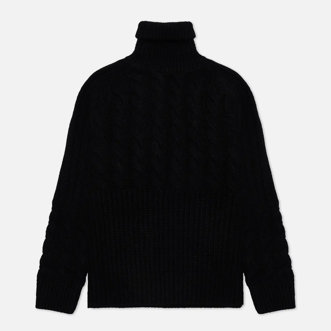 SOPHNET. Мужской свитер Cable Mix Turtle Neck