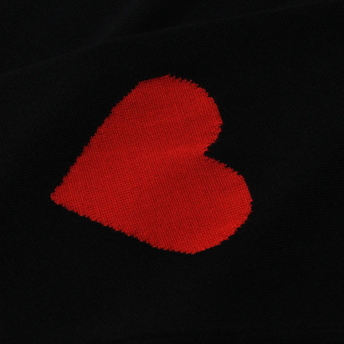 SOPHNET. Мужской свитер Heart Elbow Pattern Crew Neck