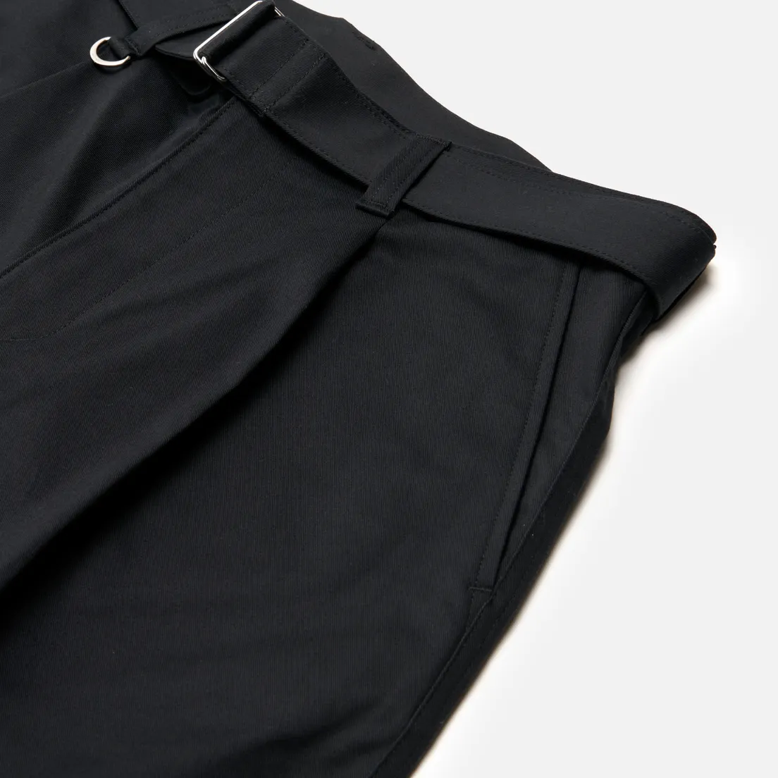 SOPHNET. Мужские брюки Stretch Chino Belted Tuck Hem Code Tapered