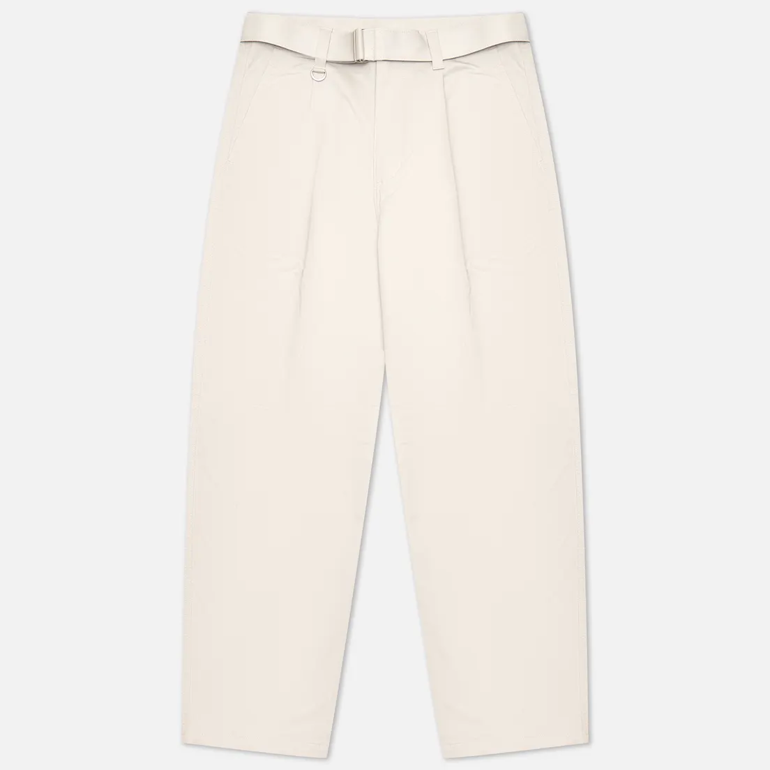 SOPHNET. Мужские брюки Stretch Chino Belted Tuck Hem Code Tapered