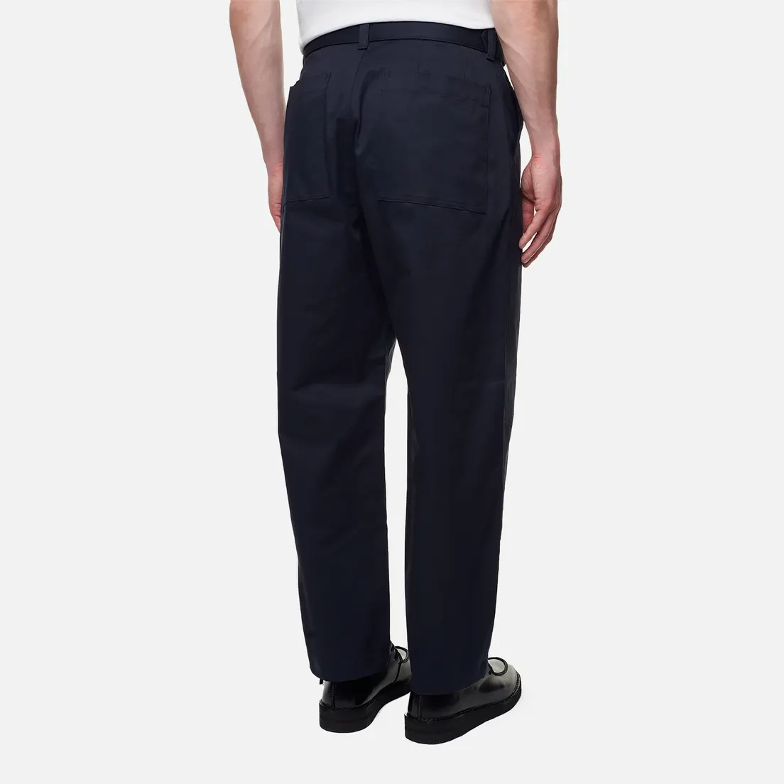 SOPHNET. Мужские брюки Stretch Chino Belted Tuck Hem Code Tapered