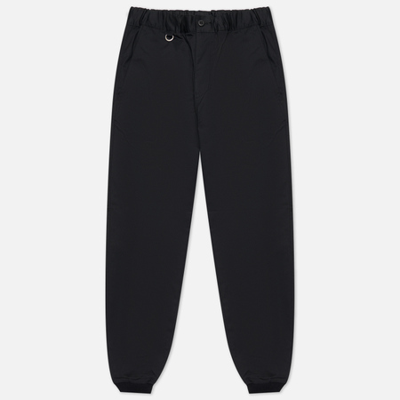 фото Мужские брюки sophnet. stretch chino ribbed slim fit, цвет чёрный, размер s