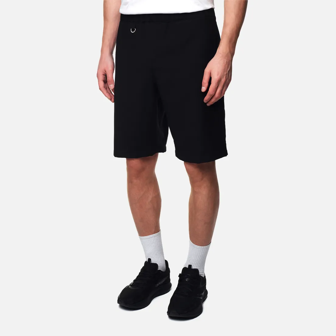 SOPHNET. Мужские шорты Super Black Wool Easy
