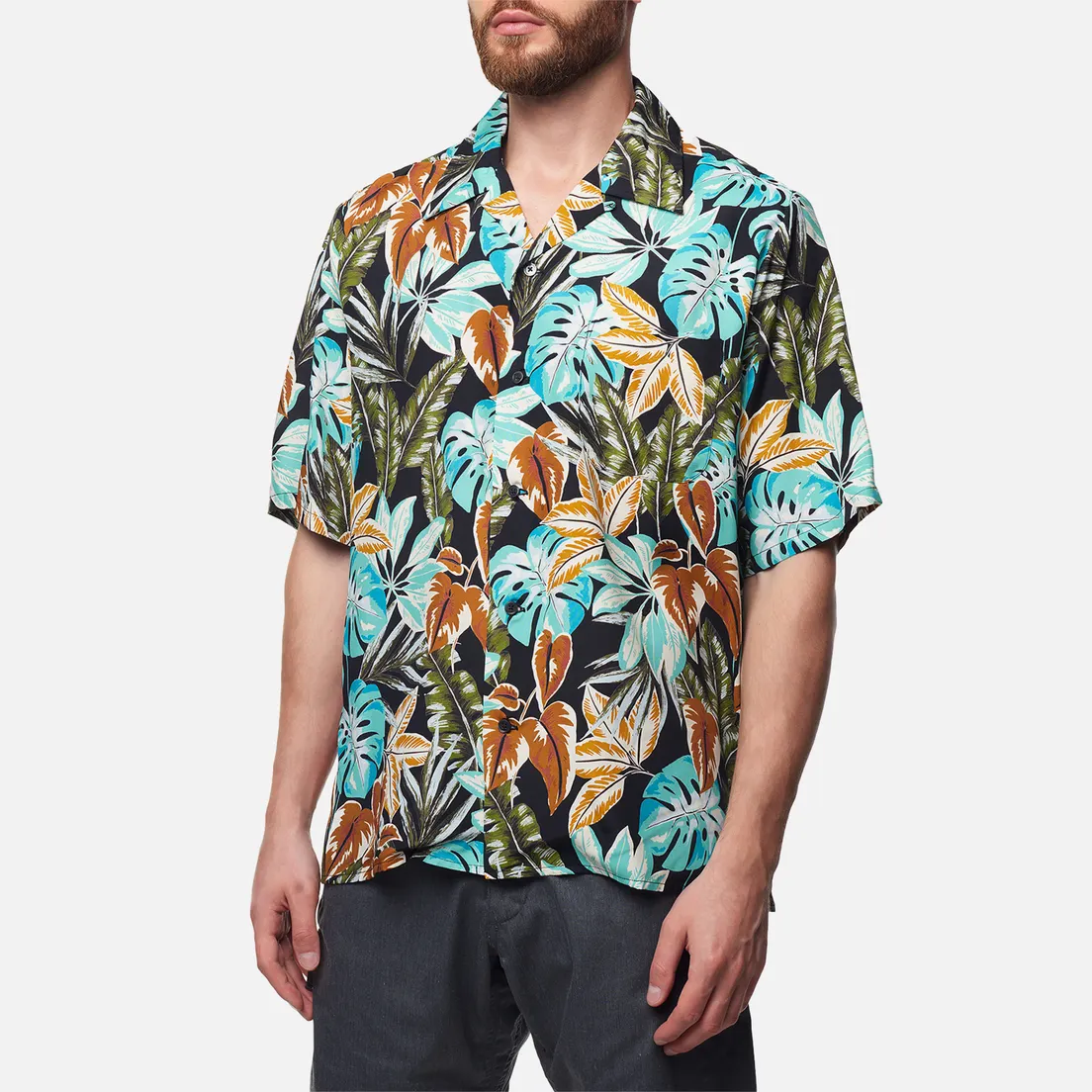 SOPHNET. Мужская рубашка Aloha Big