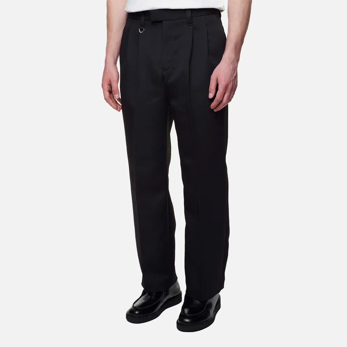 SOPHNET. Мужские брюки 2 Tuck Wide Kersey Cloth