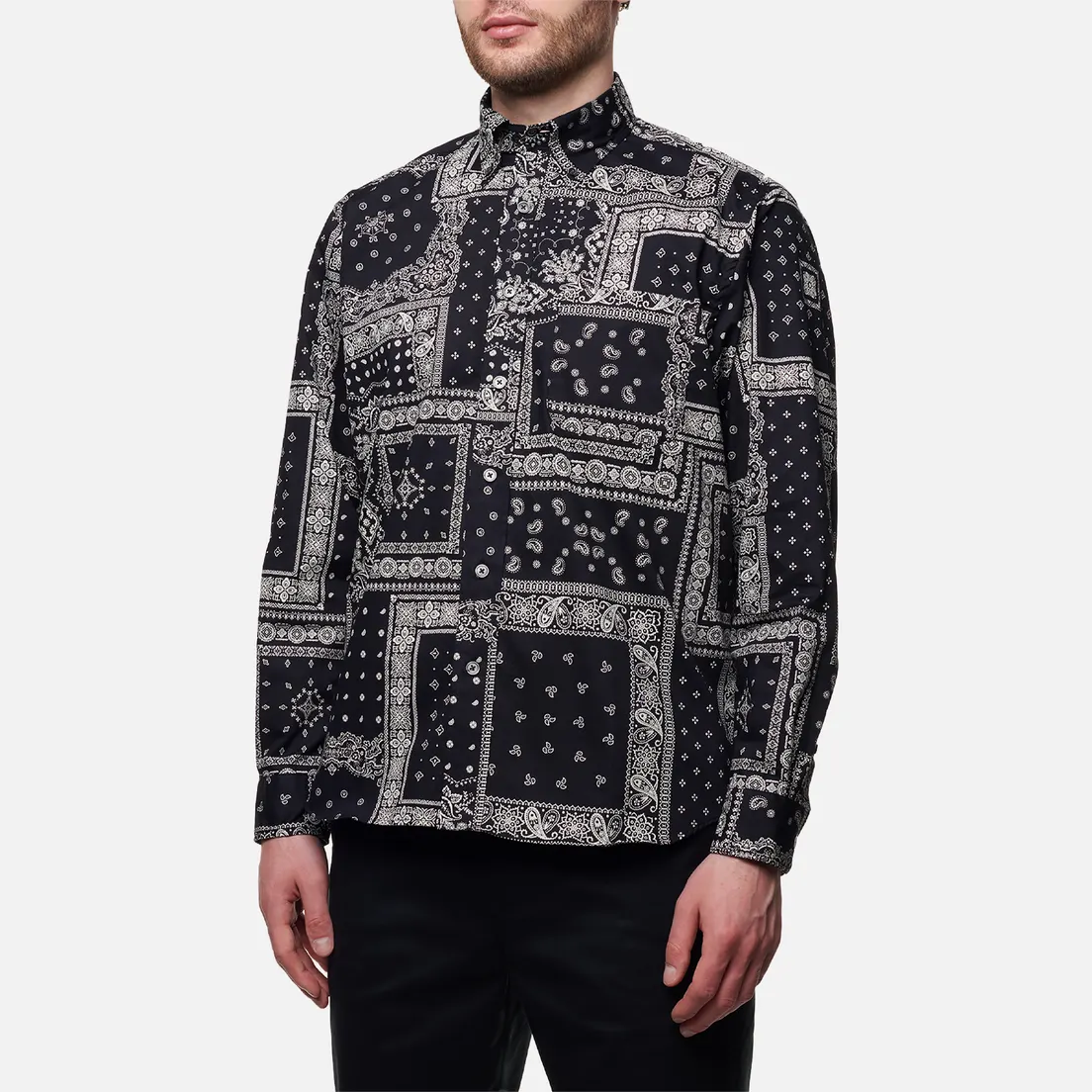 SOPHNET. Мужская рубашка Pattern Big B.D.
