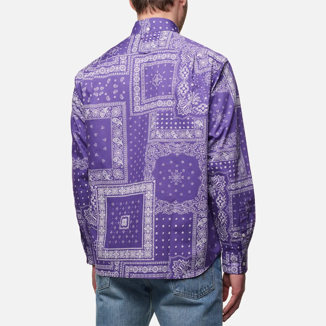 SOPHNET. Мужская рубашка Pattern Big B.D.