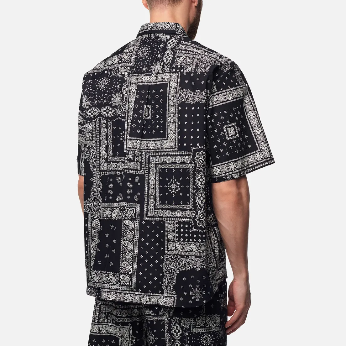 SOPHNET. Мужская рубашка Pattern Baggy