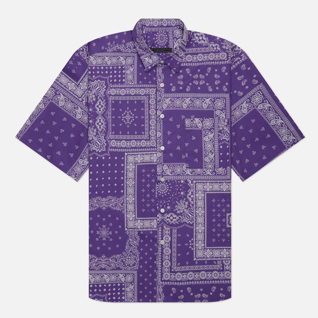 SOPHNET. Мужская рубашка Pattern Baggy